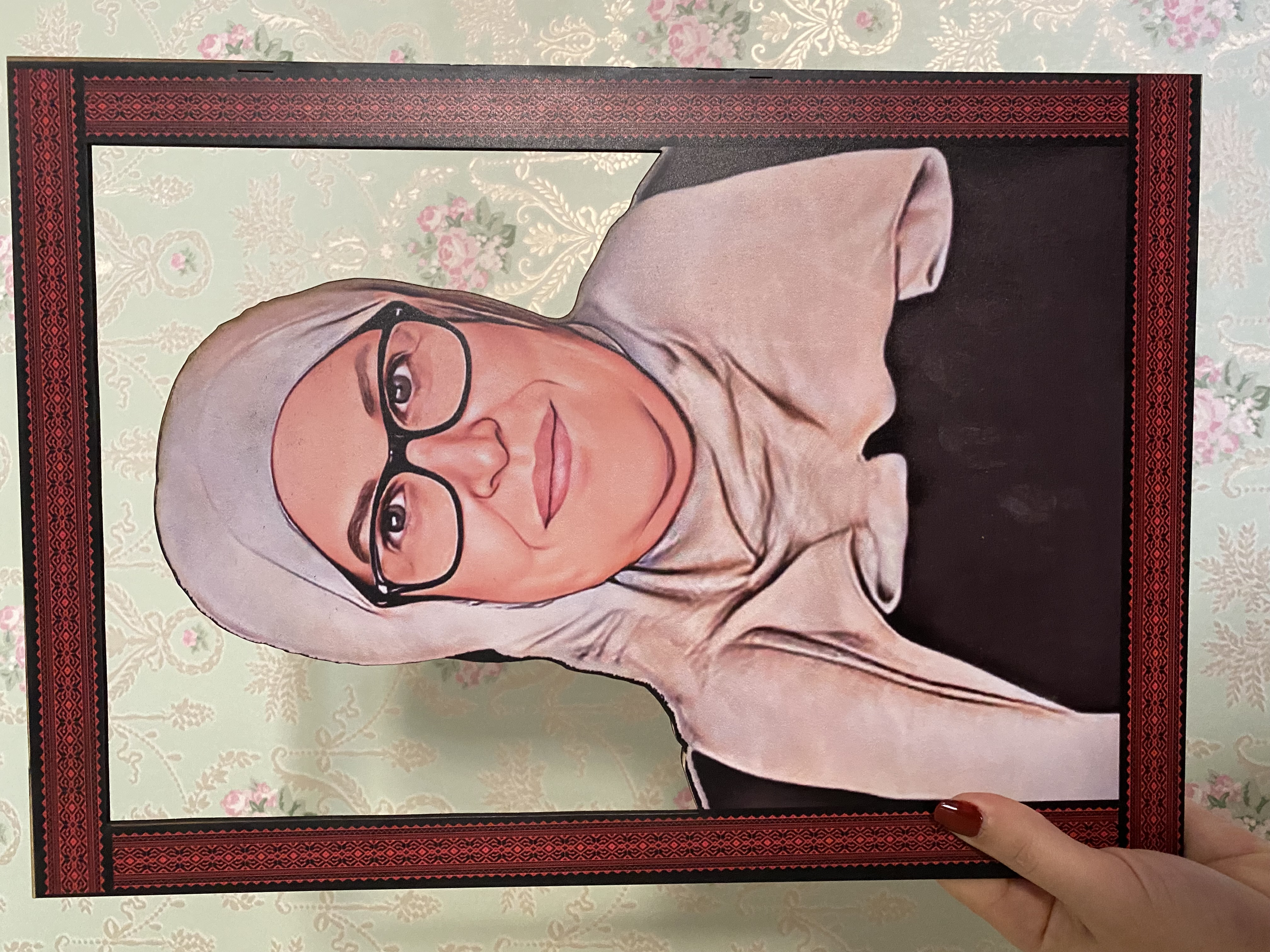 برواز تصميم تطريز