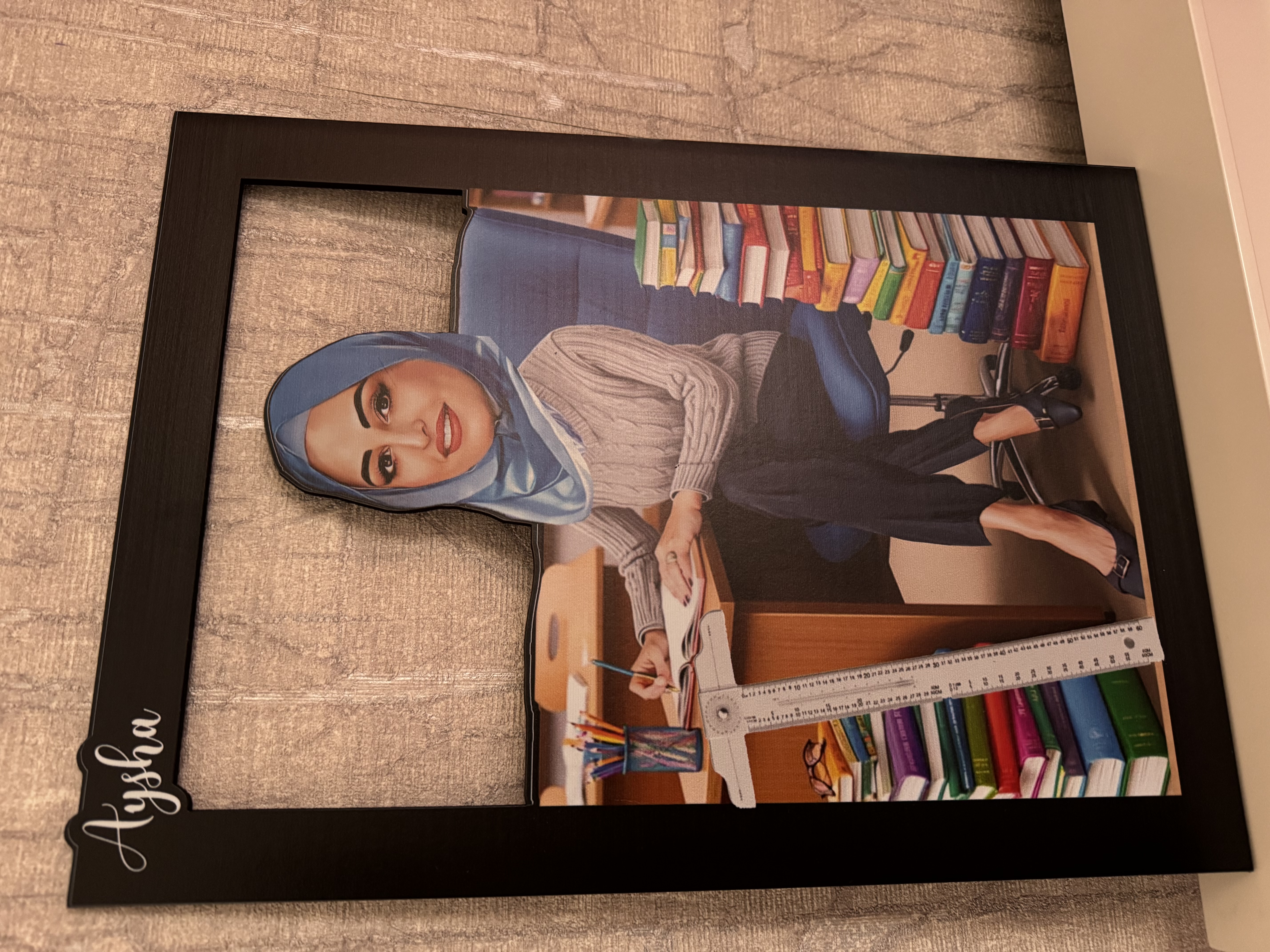 برواز كاريكاتير للمعلم