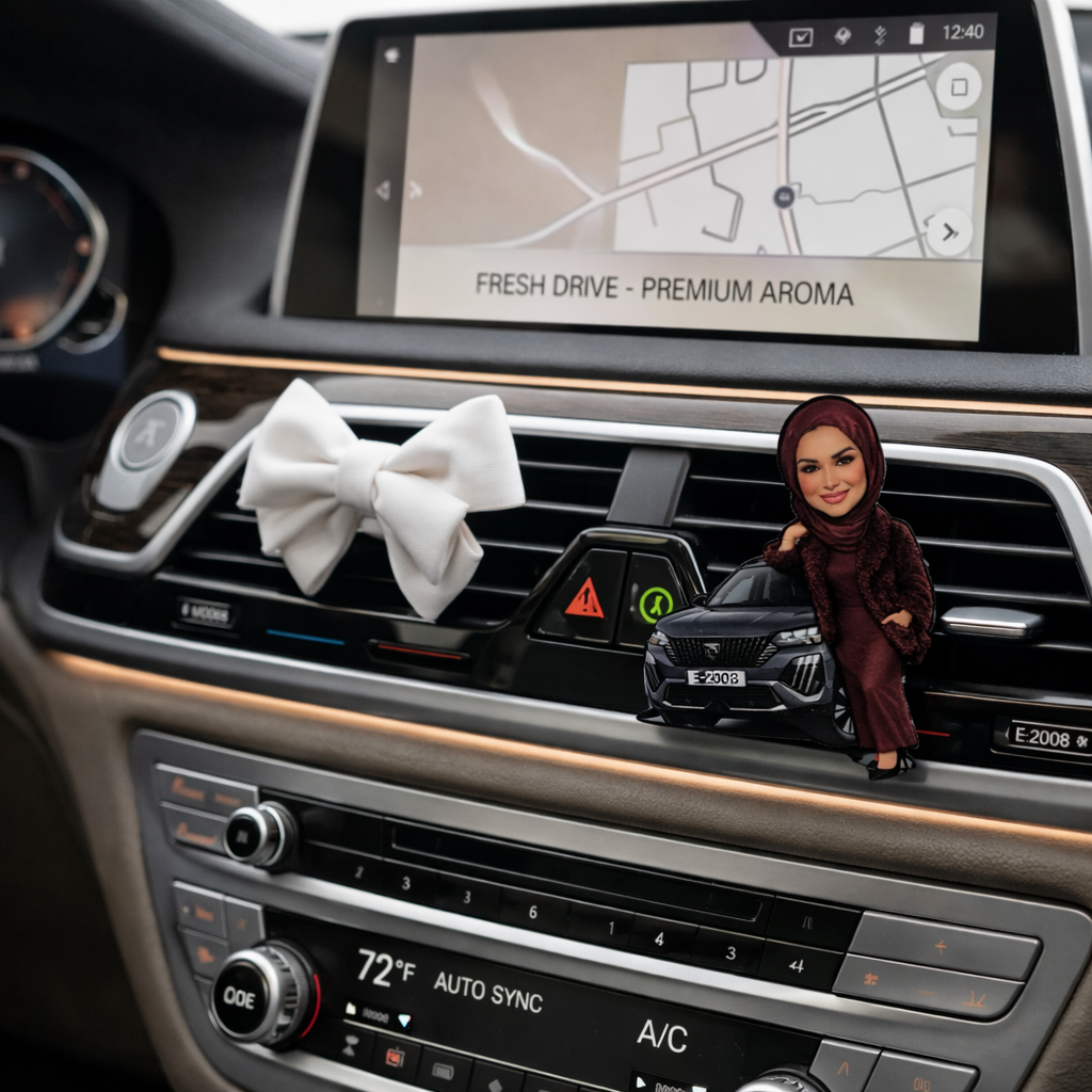 Clip فتحة المكيّف – كاريكاتير